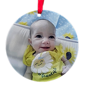 4" Aluminum Ornament