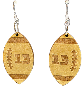 Football Earrings